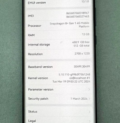 Huawei p60 Pro 512GB For Sale