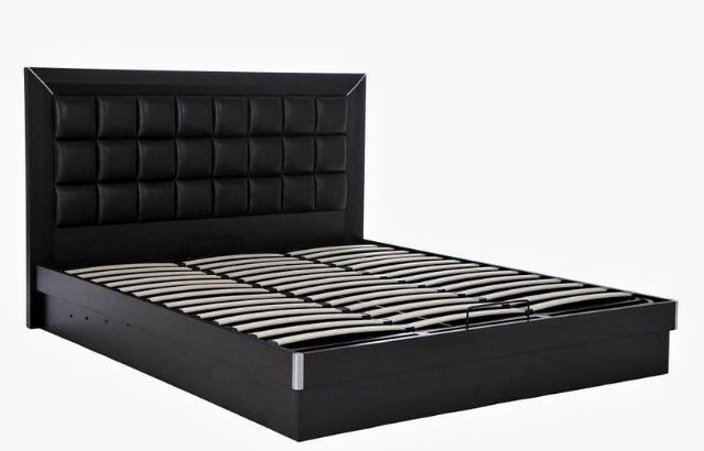 Hydraulic king size bed from home center for sale