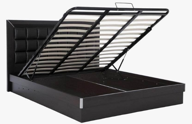 Hydraulic king size bed from home center for sale