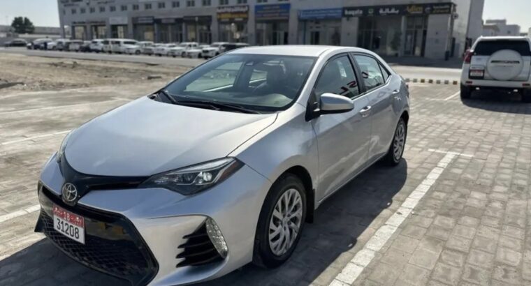 Toyota Corolla LE 2018 imported in good condition