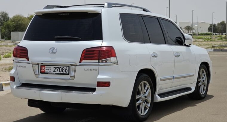 Lexus LX570 full option Gcc 2012 for sale