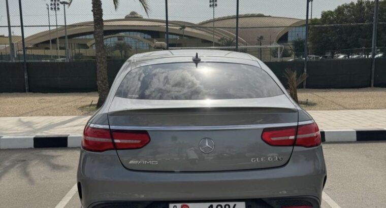 Mercedes GLE63s full option Gcc 2016 for sale