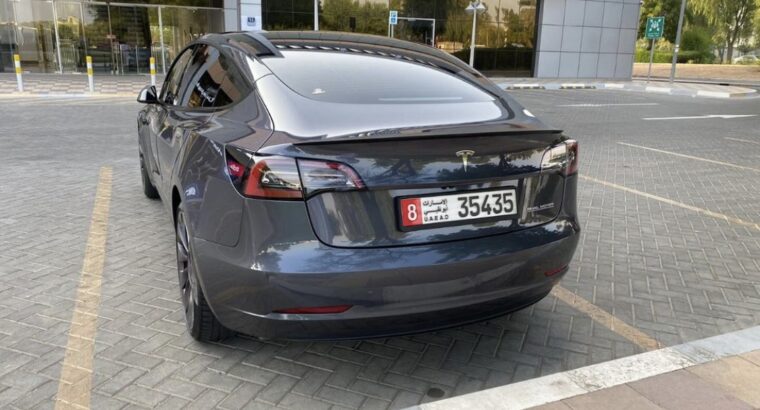 Tesla model 3 performance 2022 full option Gcc for