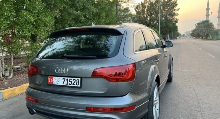 Audi Q7 supercharge S-Line 2015 Gcc for sale