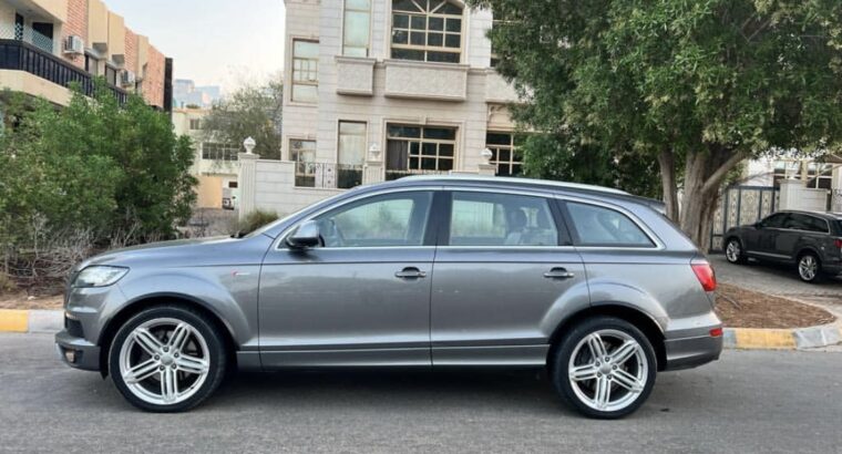Audi Q7 supercharge S-Line 2015 Gcc for sale