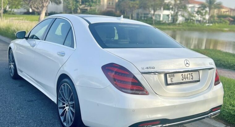Mercedes S450 fully loaded Gcc 2018 for sale