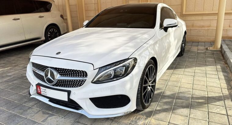 Mercedes C200 coupe full option 2018 Gcc for sale