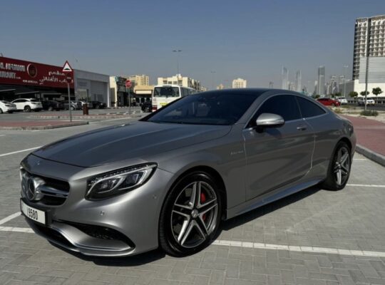 Mercedes S63 coupe 2016 imported for sale