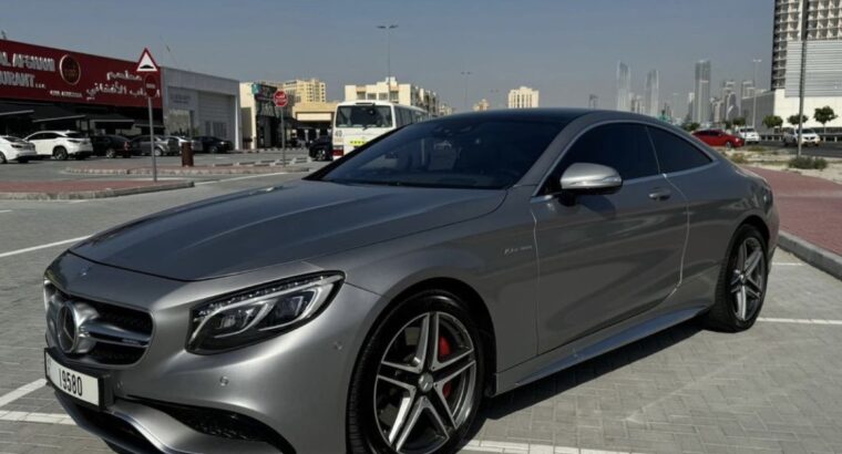 Mercedes S63 coupe 2016 imported for sale