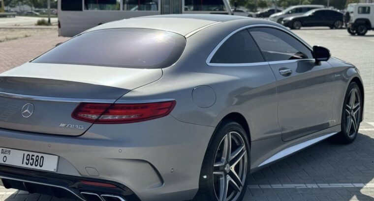 Mercedes S63 coupe 2016 imported for sale