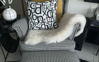 Ikea armchair and ottoman set for sale