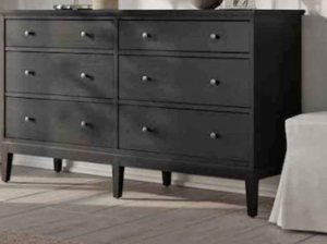 Ikea black color chest drawers for sale