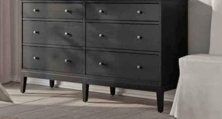 Ikea black color chest drawers for sale