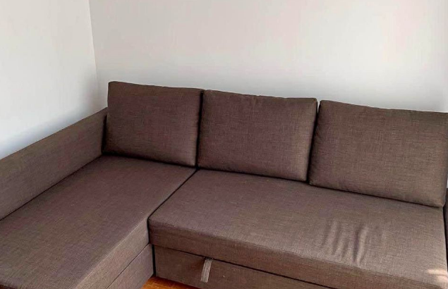 Ikea sofabed with storage for sale
