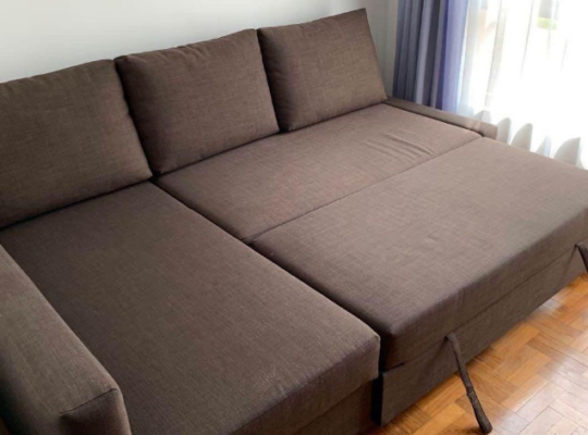 Ikea sofabed with storage for sale