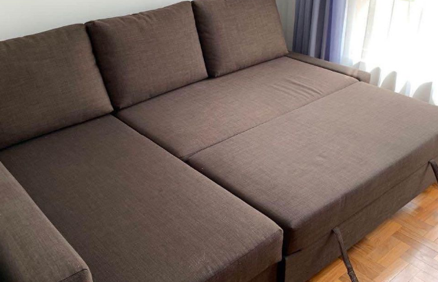 Ikea sofabed with storage for sale