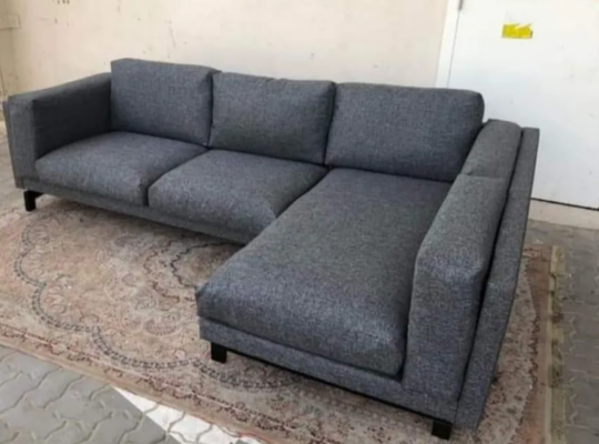 L shaped sofa come bed with storage for sale