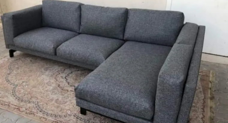 L shaped sofa come bed with storage for sale