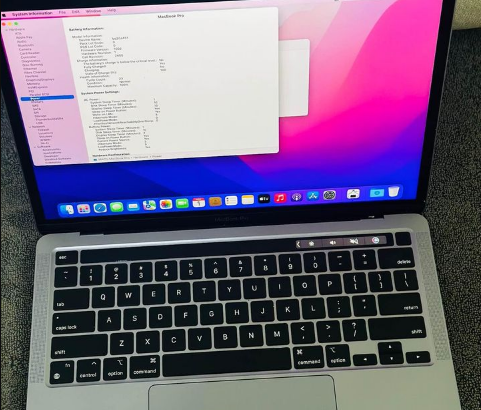 MacBook Pro m1 2020 16 gb ram and 1 tb ssd for sal