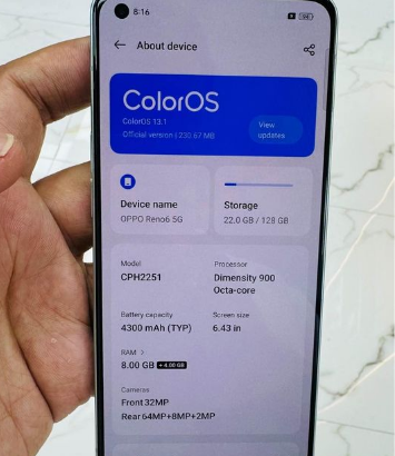 Oppo reno 6 5g 128gb for sale