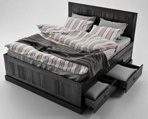 Queen size storage bed for sale