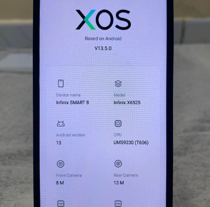 SMART 8 256GB STORAGE 8GB 4+4 GB RAM FOR SALE