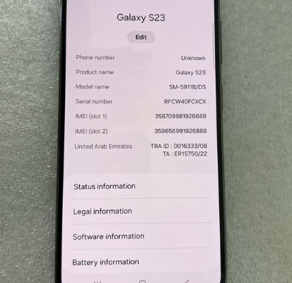 Samsung Galaxy s23 For Sale