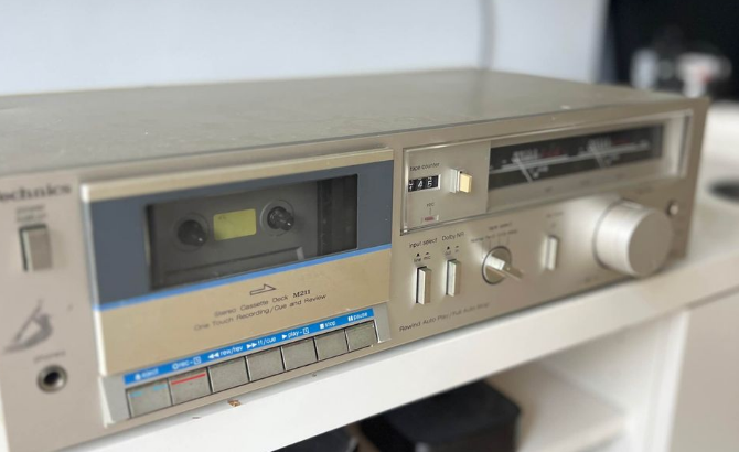 Technics vintage cassette player for sale