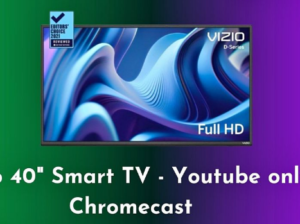 Vizio 40 Smart TV, Youtube only Chromecast For Sal