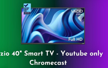 Vizio 40 Smart TV, Youtube only Chromecast For Sal