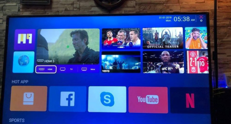 Wisdom smart tv 55inches for sale