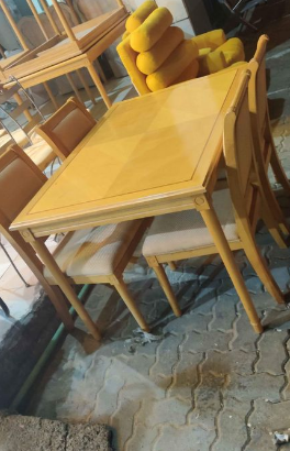 Wooden dining set for sale