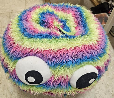 Rainbow fluffy Ball For Sale