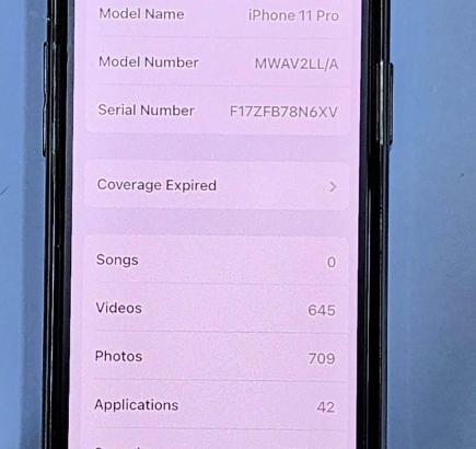 iPhone 11 Pro 256 GB For Sale