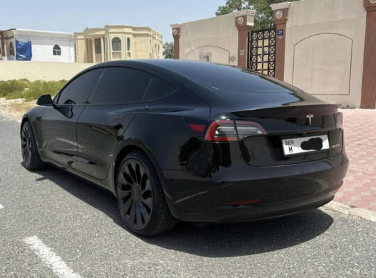 Tesla model 3 performance full option 2022 Gcc for