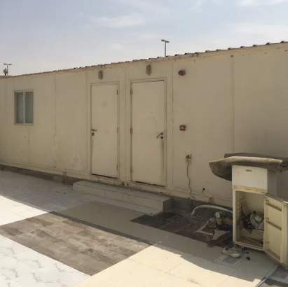 كرفانة غرفتين + حمام + مطبخ دفاع مدني للبيع