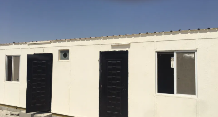كرفانة غرفتين + حمام + مطبخ دفاع مدني للبيع