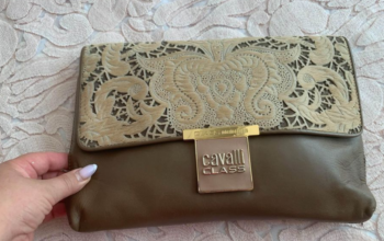 Genuine Leather clutch “CAVALLI CLASS” For Sale