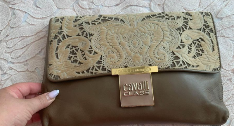 Genuine Leather clutch “CAVALLI CLASS” For Sale