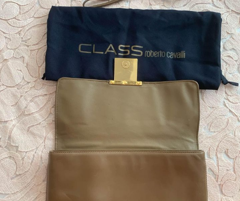 Genuine Leather clutch “CAVALLI CLASS” For Sale