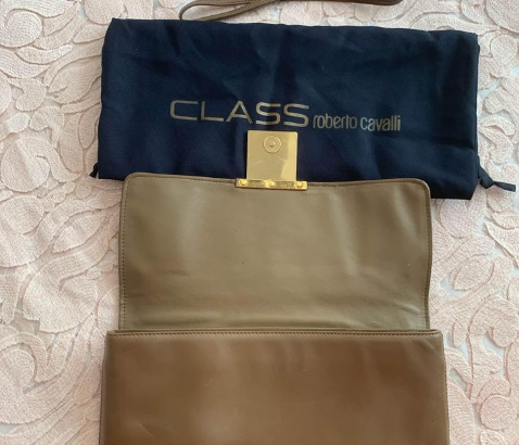 Genuine Leather clutch “CAVALLI CLASS” For Sale
