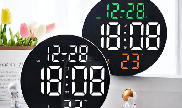 Modern Led Digital Smart Wall Clocks For Sale