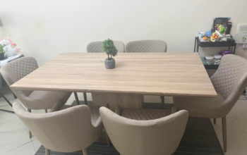 Dining table with 6 chairs for sale