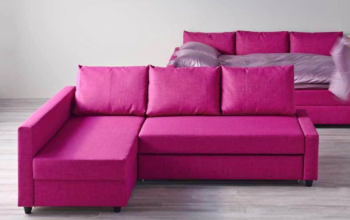 Ikea L shape sofa bed With Storage For Sale