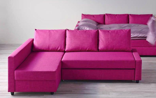 Ikea L shape sofa bed With Storage For Sale