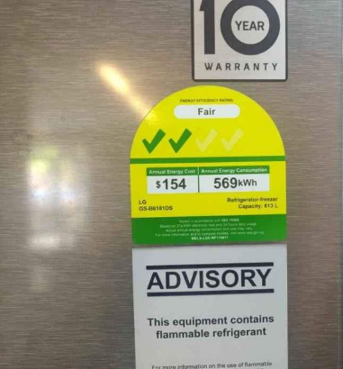 LG two door smart fridge for sale
