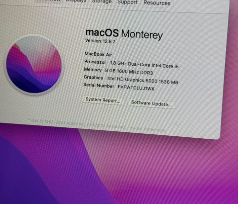 Original MacBook Air 2017 For Sale