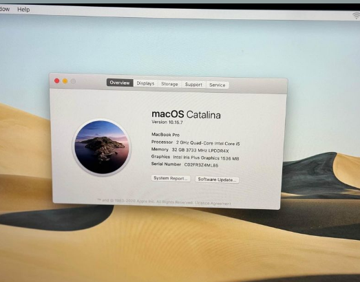 MacBook Pro 2020 Core i5 32/512gb For Sale