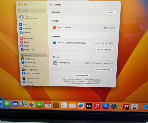 MacBook Pro 2021 M1 max 32/1tb 14-inch for sale