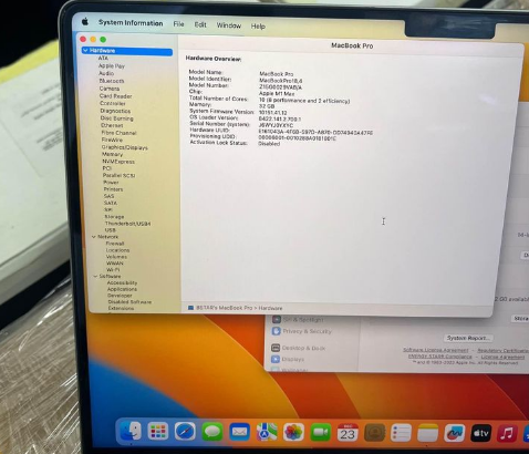 MacBook Pro 2021 M1 max 32/1tb 14-inch for sale
